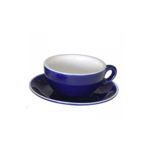 ITALIA - BLUE - CAPPUCCINO SAUCER - 14.1CM (12)