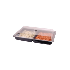 SALADWARE - MARINADE DISH (2 DIVISION) - 525MM X 325MM X 60MM