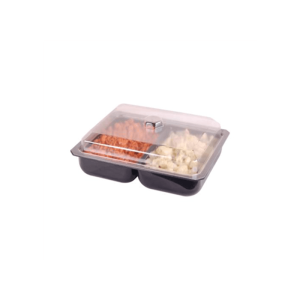 SALADWARE - DELI DISH (2 DIVISION) - 320MM X 260MM X 60MM