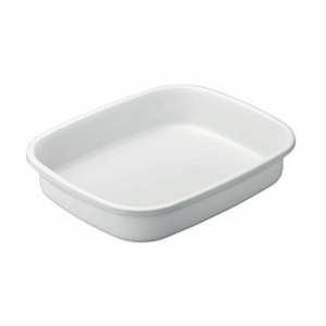 TIGER CERAMIC COATED SQUARE PAN INSERT 2/3 L340 x W66 x H65mm 4.5Lt