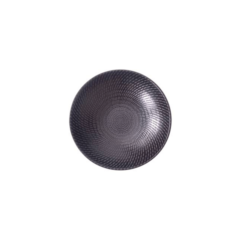 LUZERNE URBAN BLACK SWIRL ROUND BOWL – 14.5CM (24)