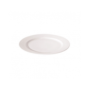 LUZERNE NEW BONE WHITE ROUND RIM PLATE - 17.5CM (24)