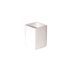 NEW BONE - WHITE - TALL SACHET HOLDER - 7.2CM (24)