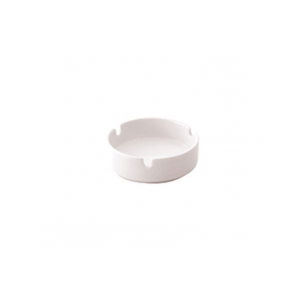 NEW BONE - WHITE - ROUND ASHTRAY - 9.5CM (24)