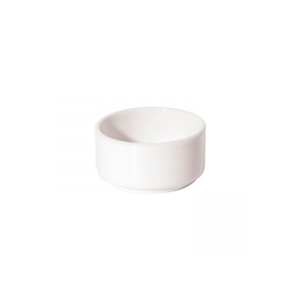 NEW BONE - WHITE - BUTTER DISH - 6CM (24)