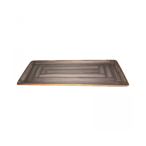 GREY - BUFFET TRAY - 49CM X 20CM (1)