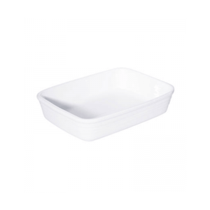 FORTIS WHITE RECTANGULAR BAKER - 27x20CM (1)
