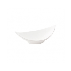 FORTIS ACCENT WHITE BAMBOO LEAF PLATE - 20CM (6)