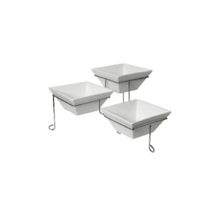 TRIPLE SQUARE PLATE STAND - 3 X 172MM / 120MM / 180MM / 240MM (1)