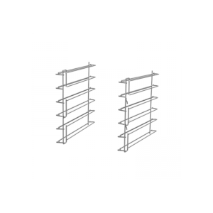 SMEG Trays and Grids 600 x 400mm Support kit for trays or flat trays GN1/1 for 6-tray oven