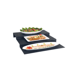 STEP RISER ABS - 3 STEPS (BLACK) - 600MM X 750MM X 95MM