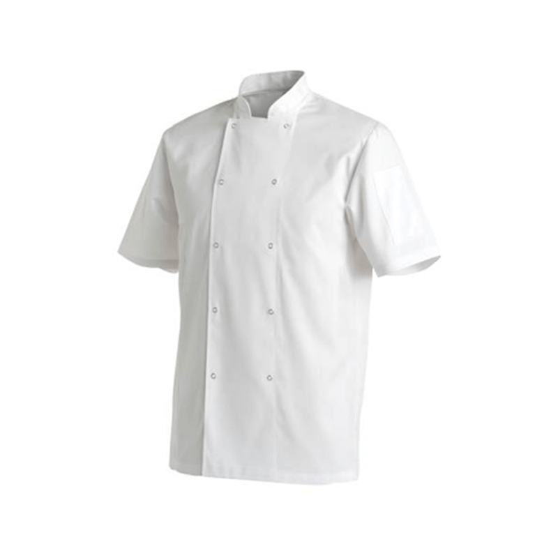 CHEF EQUIP CHEFS UNIFORM JACKET LAUNDRY COAT SHORT- X SMALL