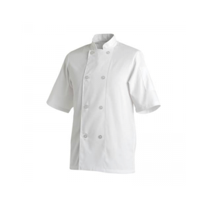 CHEF EQUIP CHEFS UNIFORM JACKET BASIC SHORT - X SMALL