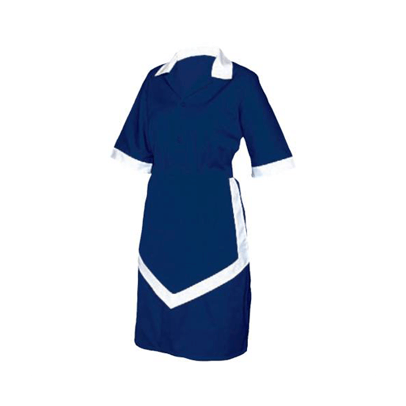 CHEF EQUIP LADIES NAVY AND WHITE 3PC  HOUSEKEEPING – X SMALL