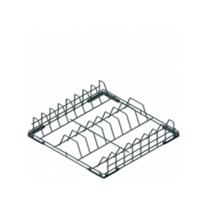 SMEG Basket for no.18 plates (250mm) and self-service trays - Basket in Rilsan-coated wire