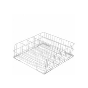 SMEG Slanted-bottom basket for stem glasses (Max 90mm) - Basket in Rilsan-coated wire