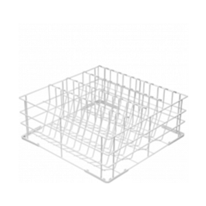 SMEG Slanted-bottom basket for stem glasses (Max 72mm) - Basket in Rilsan-coated wire
