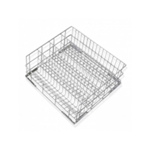 SMEG Slanted-bottom basket for stem glasses (Max 135mm) - Basket in Rilsan-coated wire