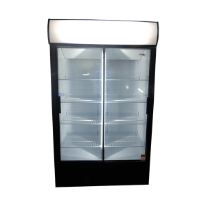 FRIDGESTAR ES1360 G/DR 943L 2 SLIDING DOORS R134a C SPEC LED LIGHTS E-COOL MERCHANT