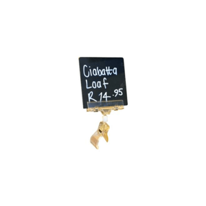 PLASTIC DISPLAY CLIP - WIDE BASE - (SOLD IN PACKS OF 12)