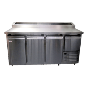 FRIDGESTAR EB2550PS U/BR 2500MM 788L FRIDGE S/S EXTERIOS 2 AND HALF SWING SOLID DOORS R290 PIZZA TOP