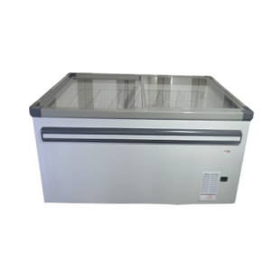 FRIDGE STAR VS2000 2000MM 820L VISI TOP FLAT GLASS ISLAND MERCHANDISER R290 INCL 6 BASKETS -22°C