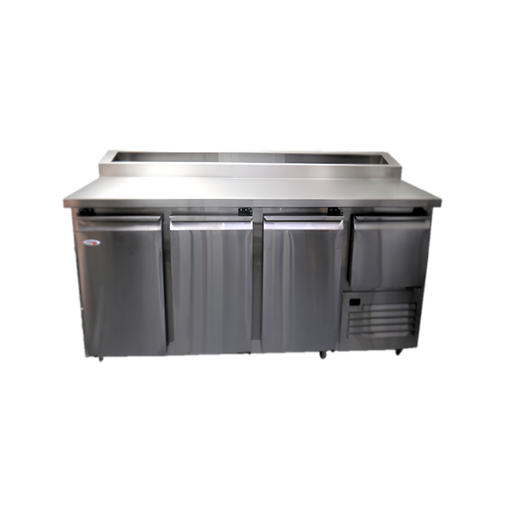 FRIDGESTAR EB2550PS U/BR 2500MM 788L FRIDGE S/S EXTERIOS 2 AND HALF SWING SOLID DOORS R290 PIZZA TOP