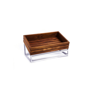 WOOD DISPLAY STAND (STEEL) INFINTI - 340MM X 240MM