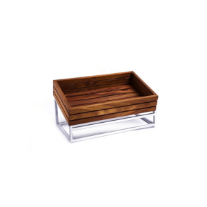 WOOD DISPLAY STAND INIFNITY - 400MM X 300MM STRAIGHT