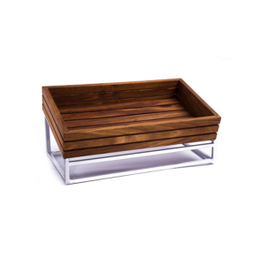WOOD DISPLAY BASKET (500MM X 300MM X 90MM) INFINITI