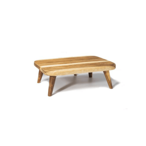 INFINITI WOOD DISPLAY STAND (RECT) - SMALL (W/LEGS)