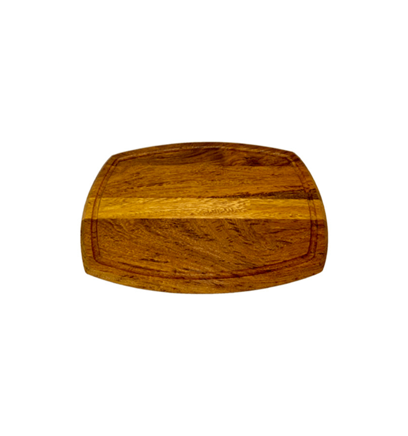 WOODEN SERVING BOARD REVERSIBLE – 255MM X 360MM X 20MM – KIAAT