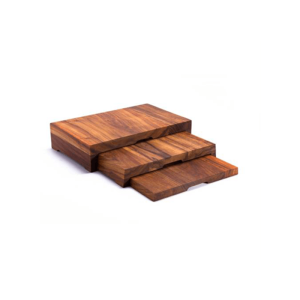 WOOD THREE TIER RISERS (400MM X 250MM X 90MM - COMPLETE) - INFINITI