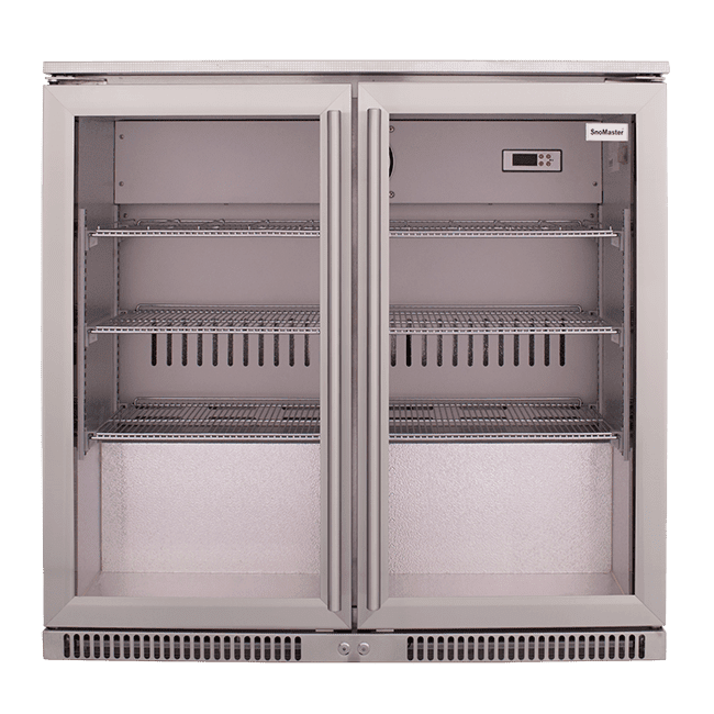 SNOMASTER 200L UNDER COUNTER BEVERAGE COOLER STAINLESS STEEL