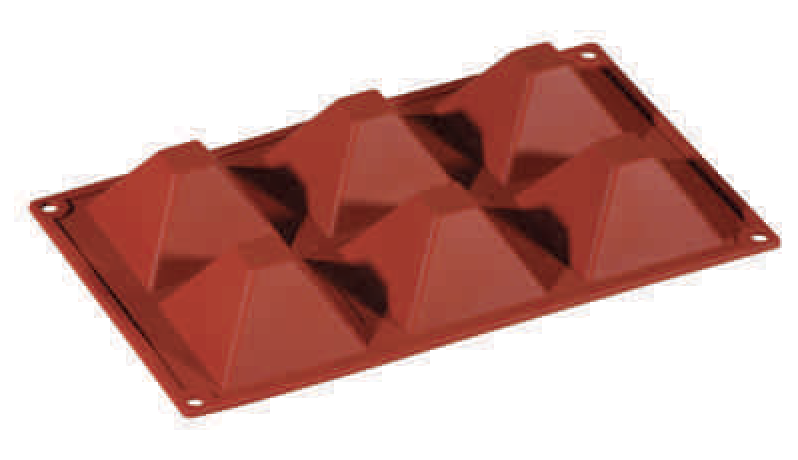 SILICONE MOULD FORMAFLEX 6 PORTION PYRAMID