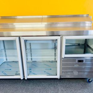 UNDERBAR 2.5 GLASS DOOR PIZZA 1780x650 (Excl 10 x GN1/6)