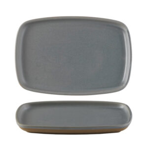 EMERGE - SEATTLE GREY - RECTANGULAR PLATE - 22CM X 15CM (6)