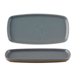 EMERGE - SEATTLE GREY - RECTANGULAR PLATE - 25.1CM X 10CM (6)