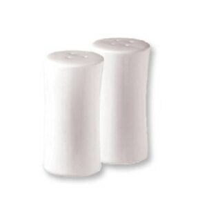 NEW BONE - WHITE - TALL PEPPER SHAKER - 9.8CM (12)
