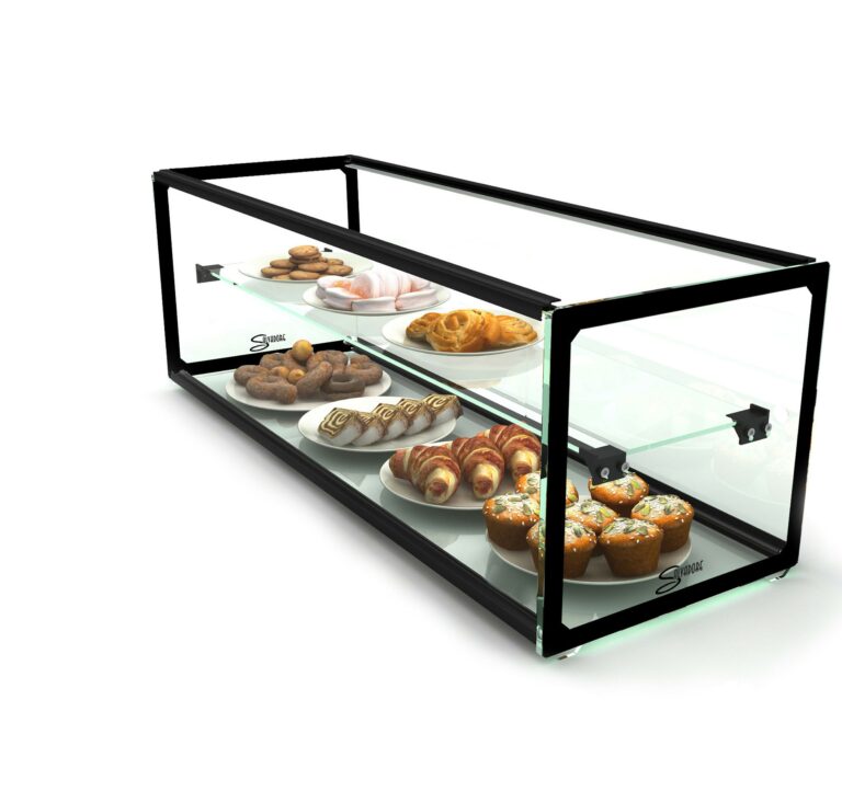 AMBIENT DISPLAY CABINET SALVADORE (DOUBLE SHELF) – 920MM X 330MM X 315MM