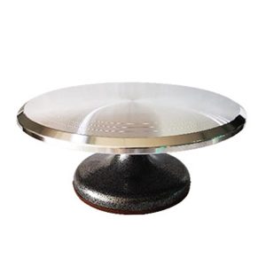 TURN TABLE (ICING) ALUMINIUM - 300MM X 85MM