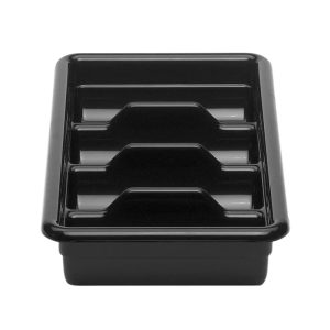 QUICK CONNECT CUTLERY BIN 40CM L X 18CM W X 31CM H BLACK