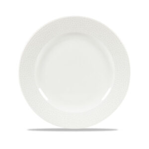 ISLA - WHITE - FOOTED PLATE - 27.6CM (12)