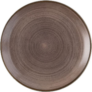 STONECAST RAW – BROWN – COUPE PLATE – 28.8CM (12)