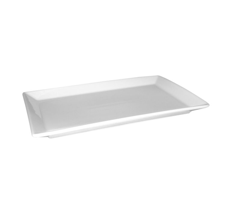 PRIMA – WHITE – RECTANGULAR TRAY – 33.5 x 20CM (12)