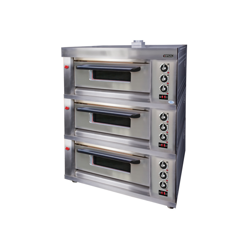 DECK OVEN ANVIL – GAS – 6 TRAY – TRIPLE