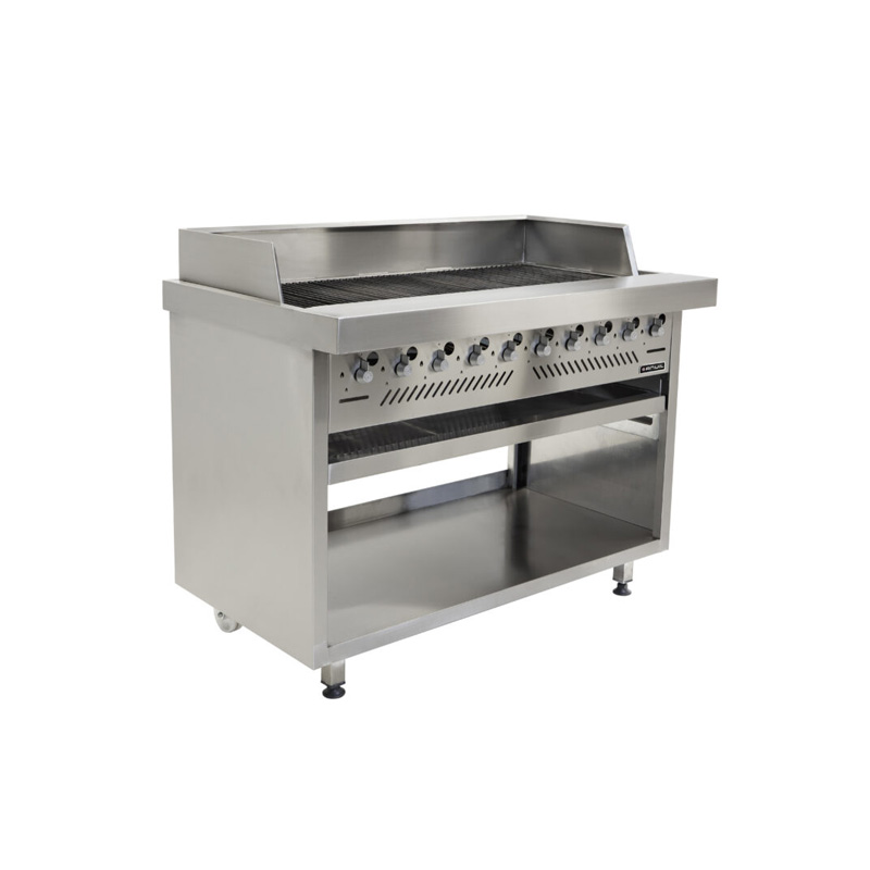 GAS GRILLER ANVIL – 10 BURNER RADIANT – FREE STANDING