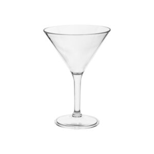 GLASSWARE POLYCARBONATE - MARTINI CUP 280ML (6)