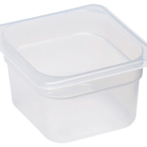 POLYPROPYLENE GN 1/6 FOODPAN TRANSLUSCENT 65MM D