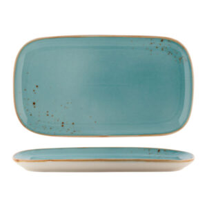 FYNBOS - ATLANTIC BLUE - RECTANGULAR PLATE - 25.5CM X 14.5CM (6)